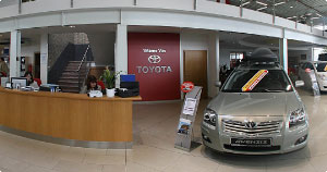 Autosalon interier
